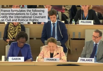 Outstanding recomendations from democratic countries during the UPR of Cuba in the UNHRC