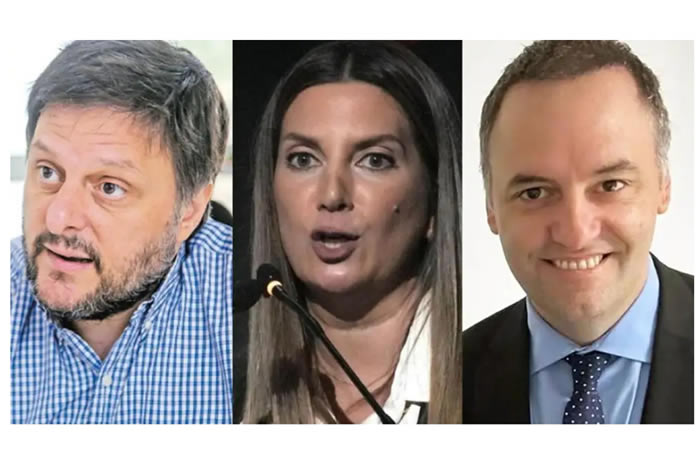Leandro Santoro, Silvia Lospennato y Manuel Adorni | CEDOC en perfil.com