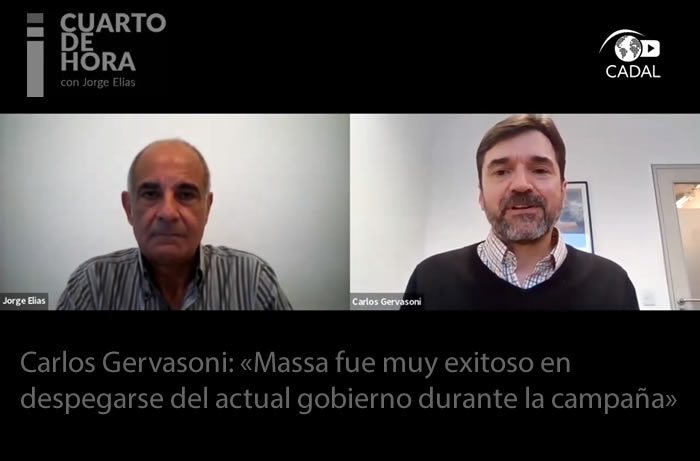 Carlos Gervasoni: «Massa fue muy exitoso en despegarse del actual gobierno durante la campaña»