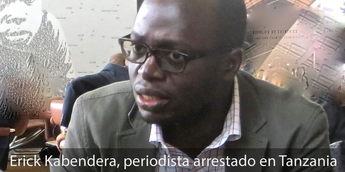 Erick Kabendera, periodista freelance, fue arrestado en Tanzania