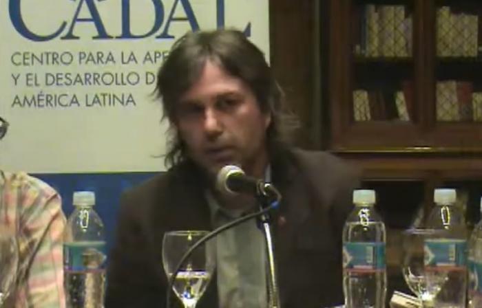 Gabriel Palumbo, presentación libro 30 años de democracia en Argentina