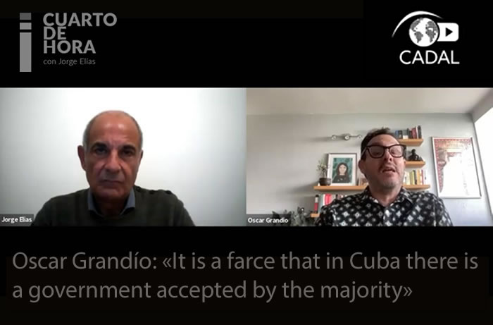 Oscar Grandío: «It is a farce that in Cuba there is a government accepted by the majority»