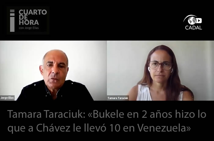 Tamara Taraciuk: «Bukele en 2 años hizo lo que a Chávez le llevó 10 en Venezuela»