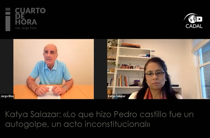 Katya Salazar: «Lo que hizo Pedro Castillo fue un autogolpe, un acto inconstitucional»