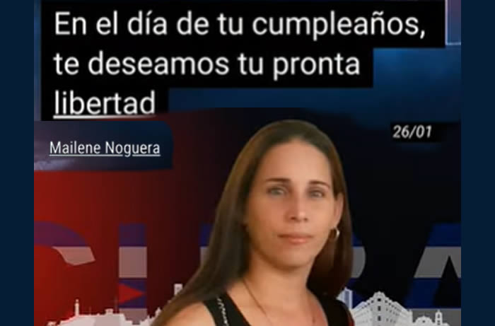 Cumpleaños en prisión: Mailene Noguera