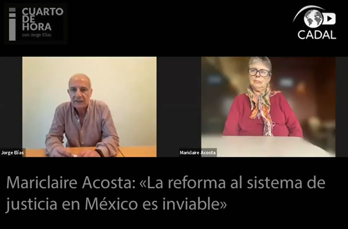 Mariclaire Acosta: «La reforma al sistema de justicia en México es inviable»