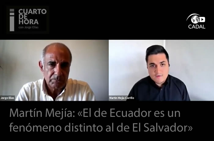 Martín Mejía: «El de Ecuador es un fenómeno distinto al de El Salvador»