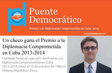 Premio a la Diplomacia Comprometida en Cuba 2013-14