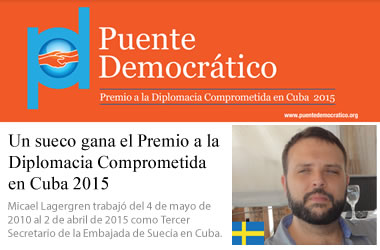 Premio a la Diplomacia Comprometida en Cuba 2015