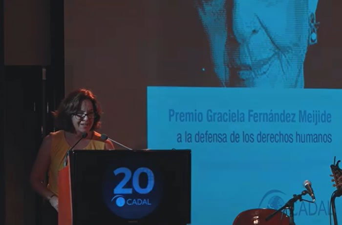 Lanzamiento del Premio Graciela Fernández Meijide a la defensa de los derechos humanos 